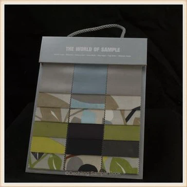 Vorhang Stoff Display Buch